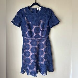 Michael Kors Navy Lace Dress